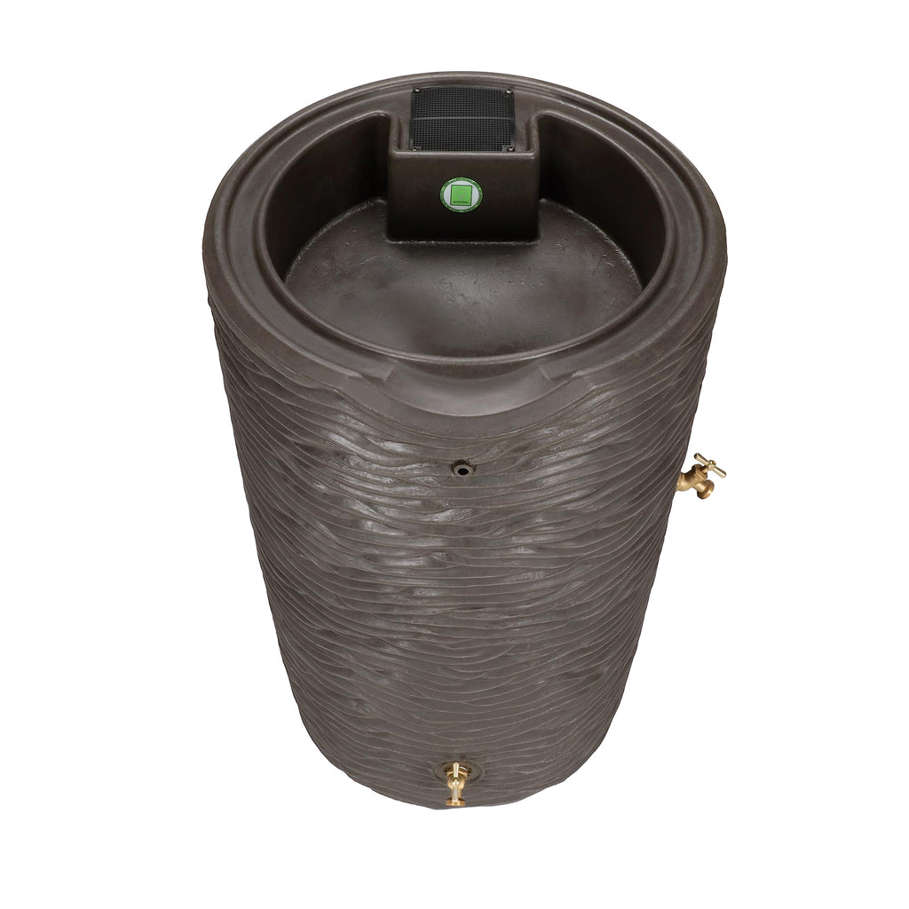 Faux Palm Rain Water Collection Barrel 50-Gallon G3870