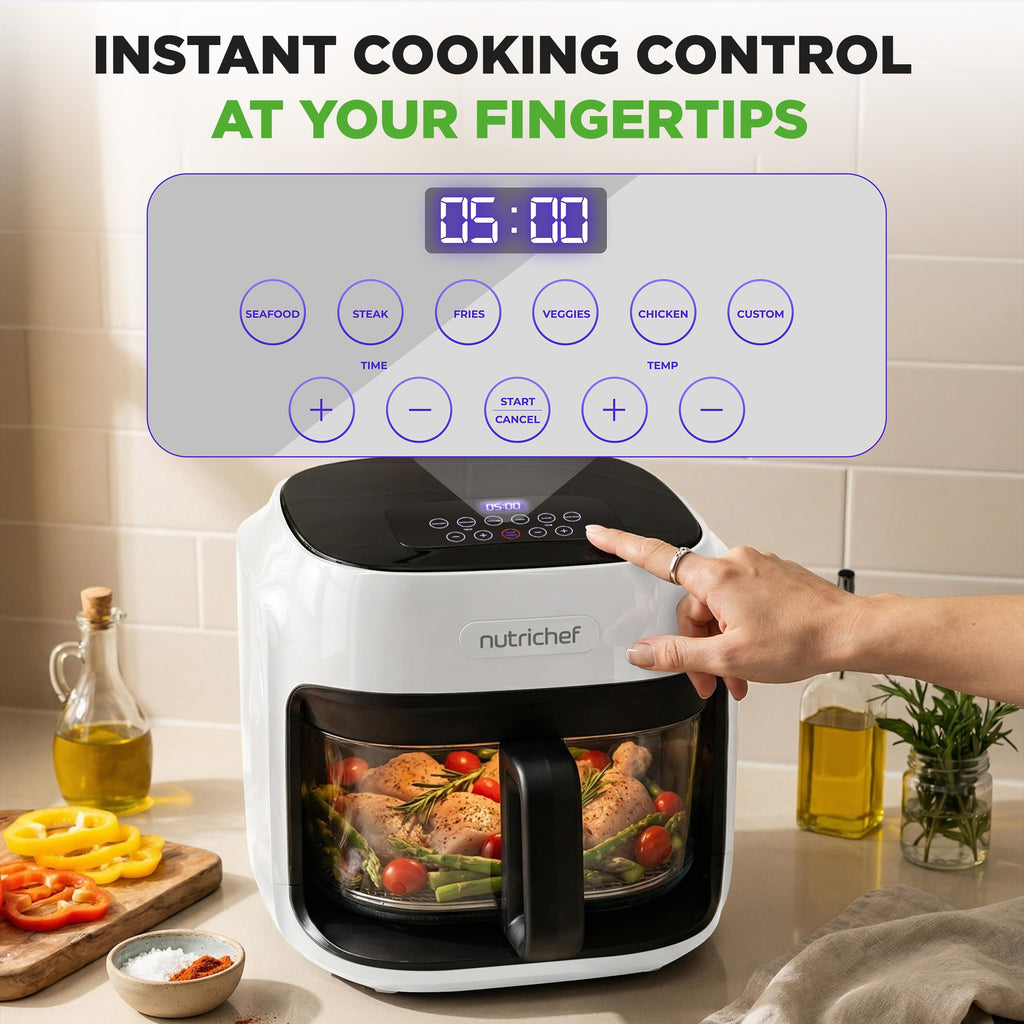 7.5 Quart Air Fryer with 6 Preset Cooking Modes A30495