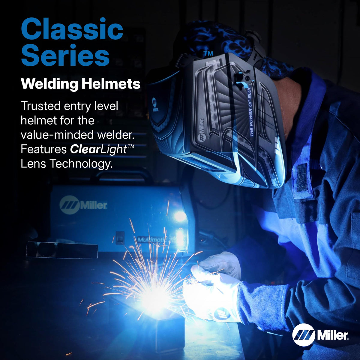 Welding Helmet Shade 8-13 Black V2916
