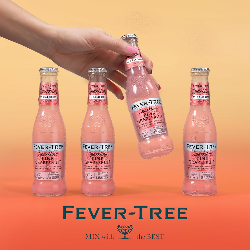 Sparkling Pink Grapefruit Soda Mixer, 24 Pack, 6.8 Fl Oz Bottles A479770