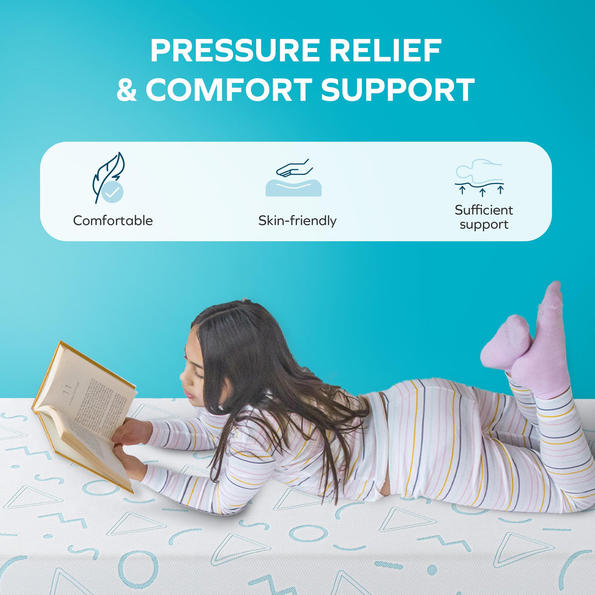 5 Inch Twin Size Memory Foam Mattress E42258