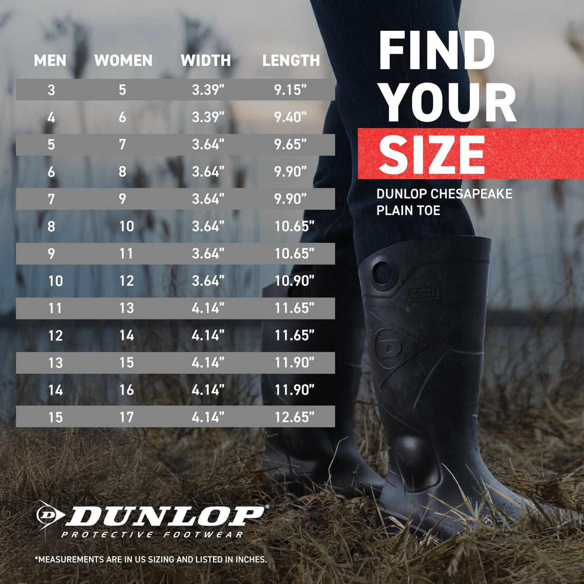 Black Rubber Boots V56575