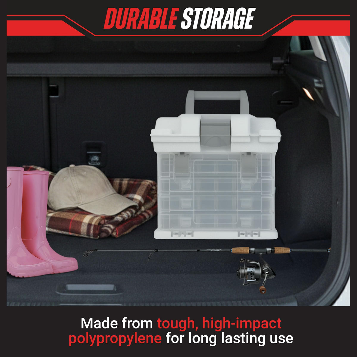 Portable Tool Box Small Parts Organizer with Drawers Z649530