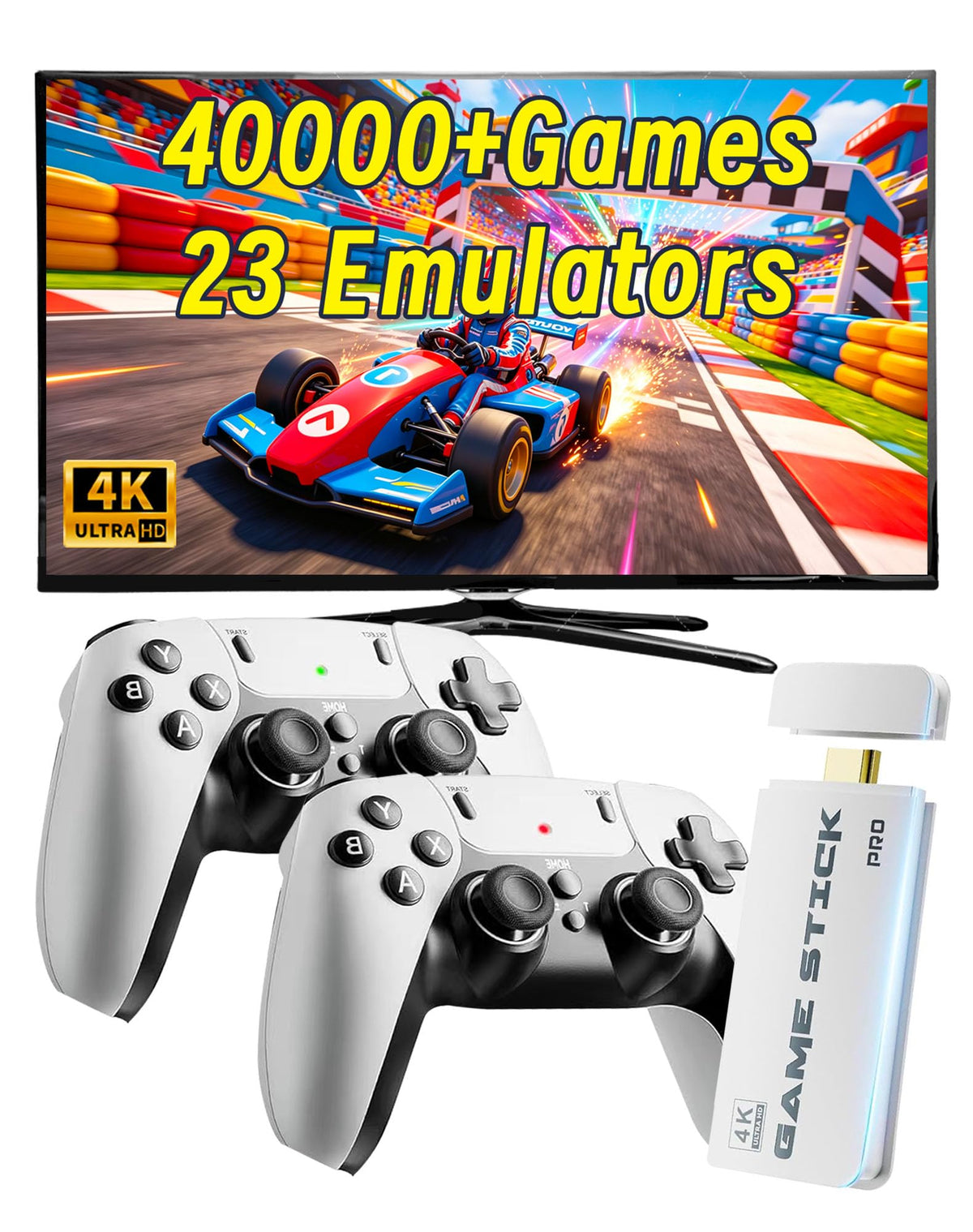 Retro Gaming Console Stick with 4K HDMI B615