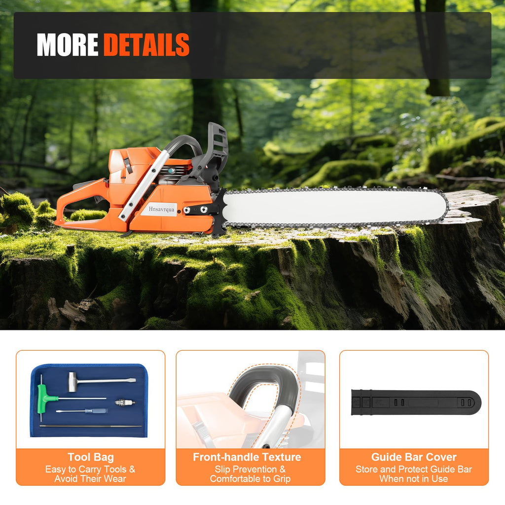 24 Inch 2-Stroke Gas Chainsaw Y33367