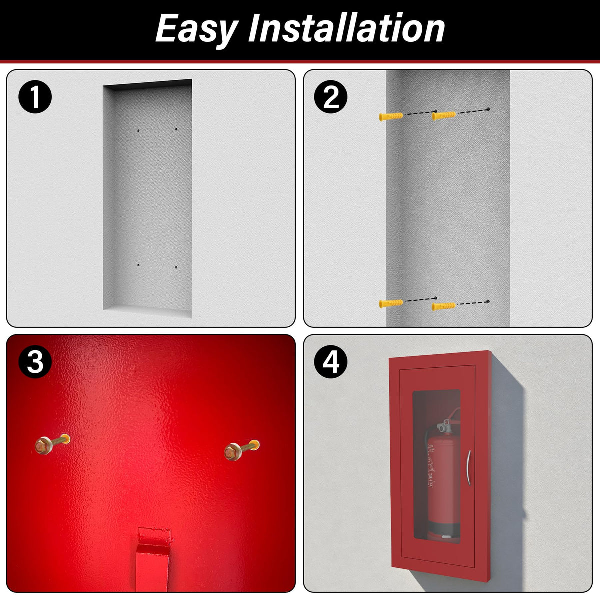 Recessed Wall Extinguisher Cabinet D76425