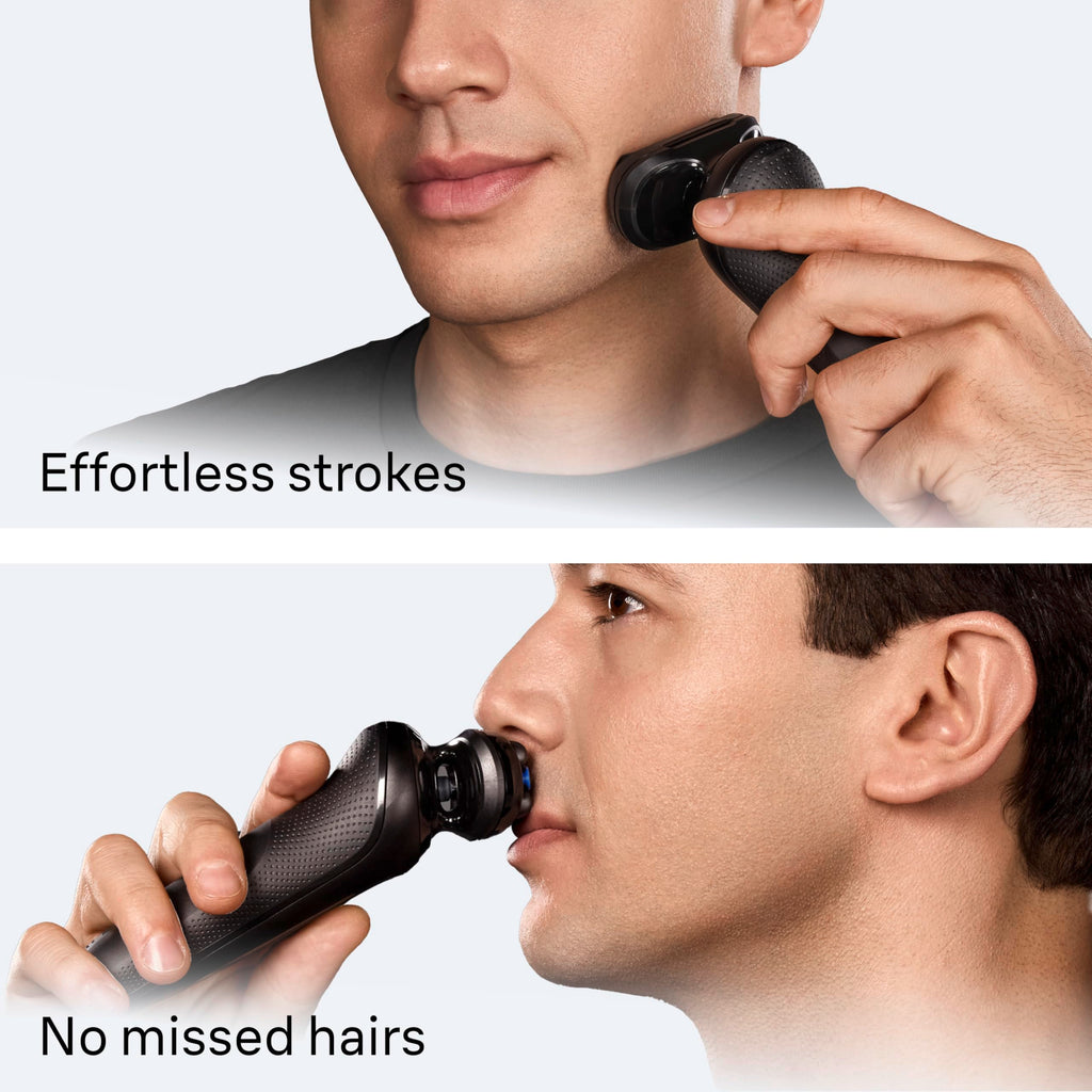 Black Wet & Dry Electric Shaver with Trimmer U254