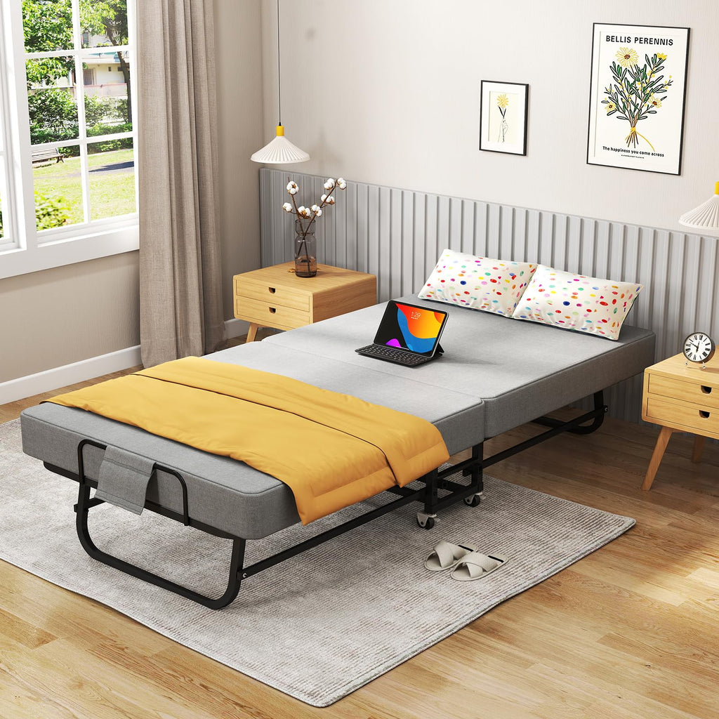 Folding Bed Portable Roll Away Bed 75" x 31" K65645