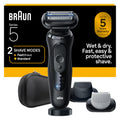 Black Wet & Dry Electric Shaver with Trimmer U254