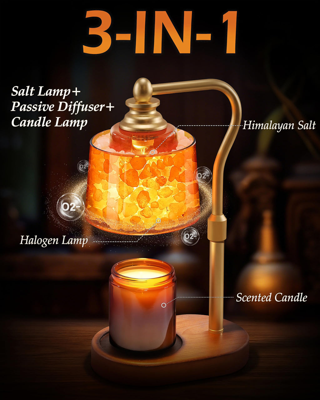 3-in-1 Candle Warmer Lamp M787834