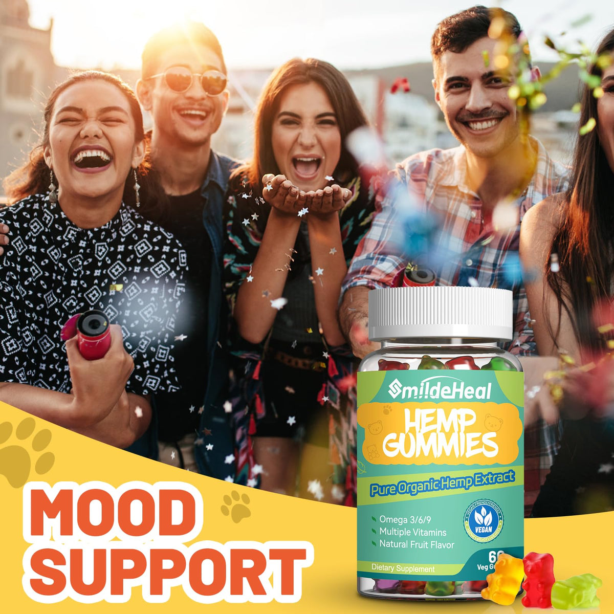Hemp Gummies 1,500,000 MCG B4343