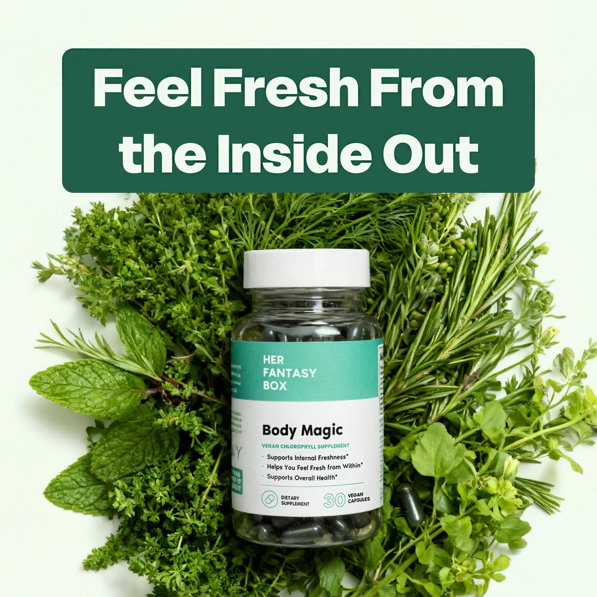 Chlorophyll Capsules 30 Capsules 200 mg J896
