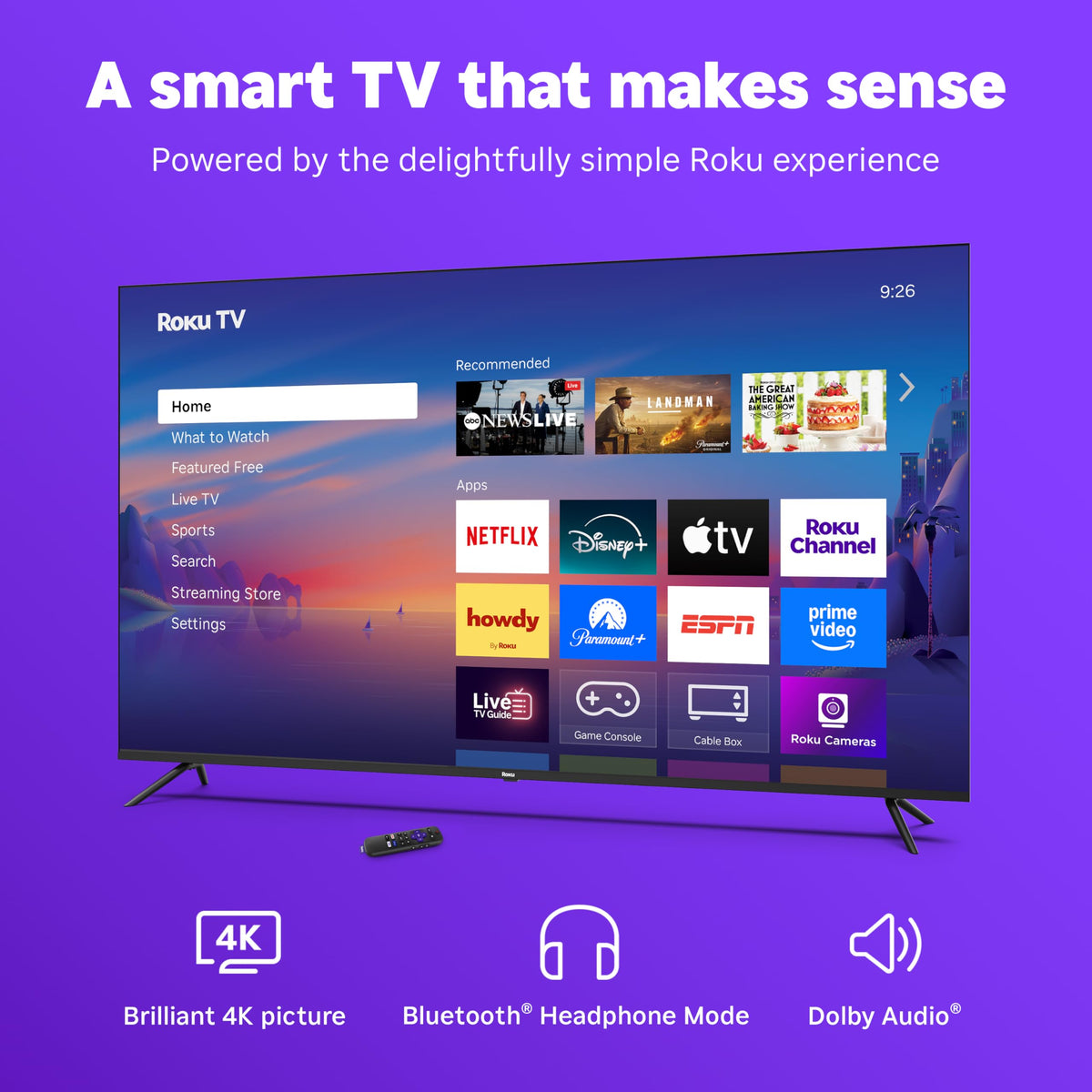 43-Inch 4K HDR LED Smart TV Q9508