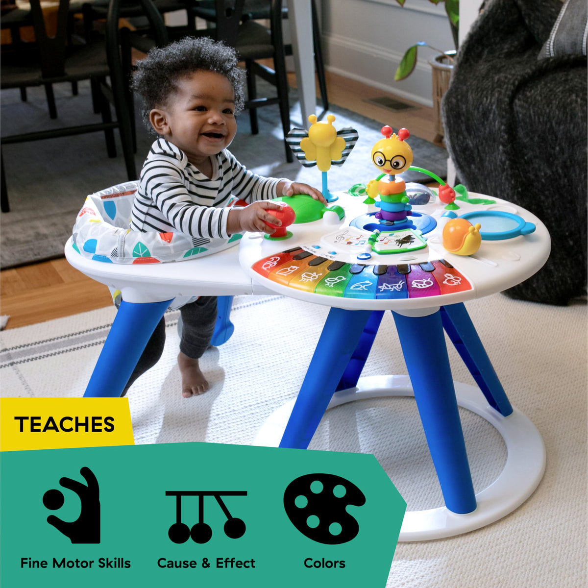 4-in-1 Activity Center & Walker with Piano Y796425