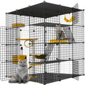 Large Cat Cage Detachable Metal Wire Playpen B726997