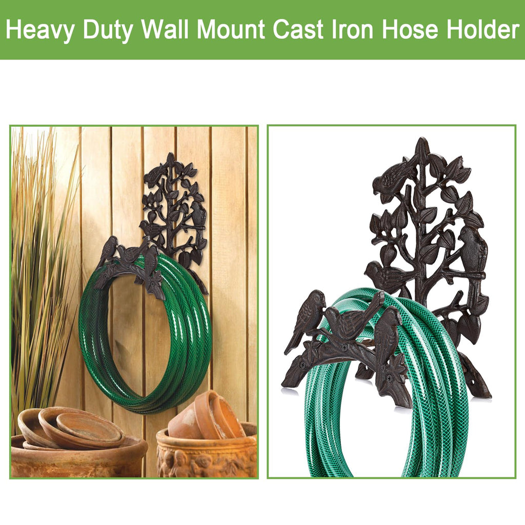 Cast Iron Wall Mount Garden Hose Holder V210