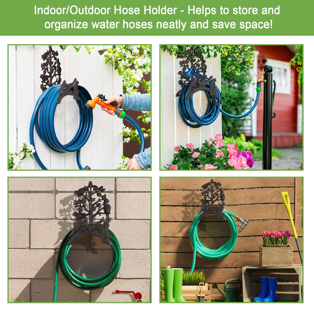 Cast Iron Wall Mount Garden Hose Holder V210