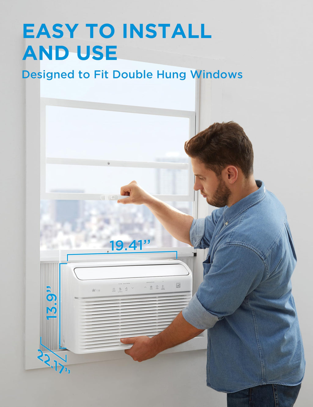 12,000 BTU Smart Inverter Air Conditioner with Heat and Dehumidifier X621711