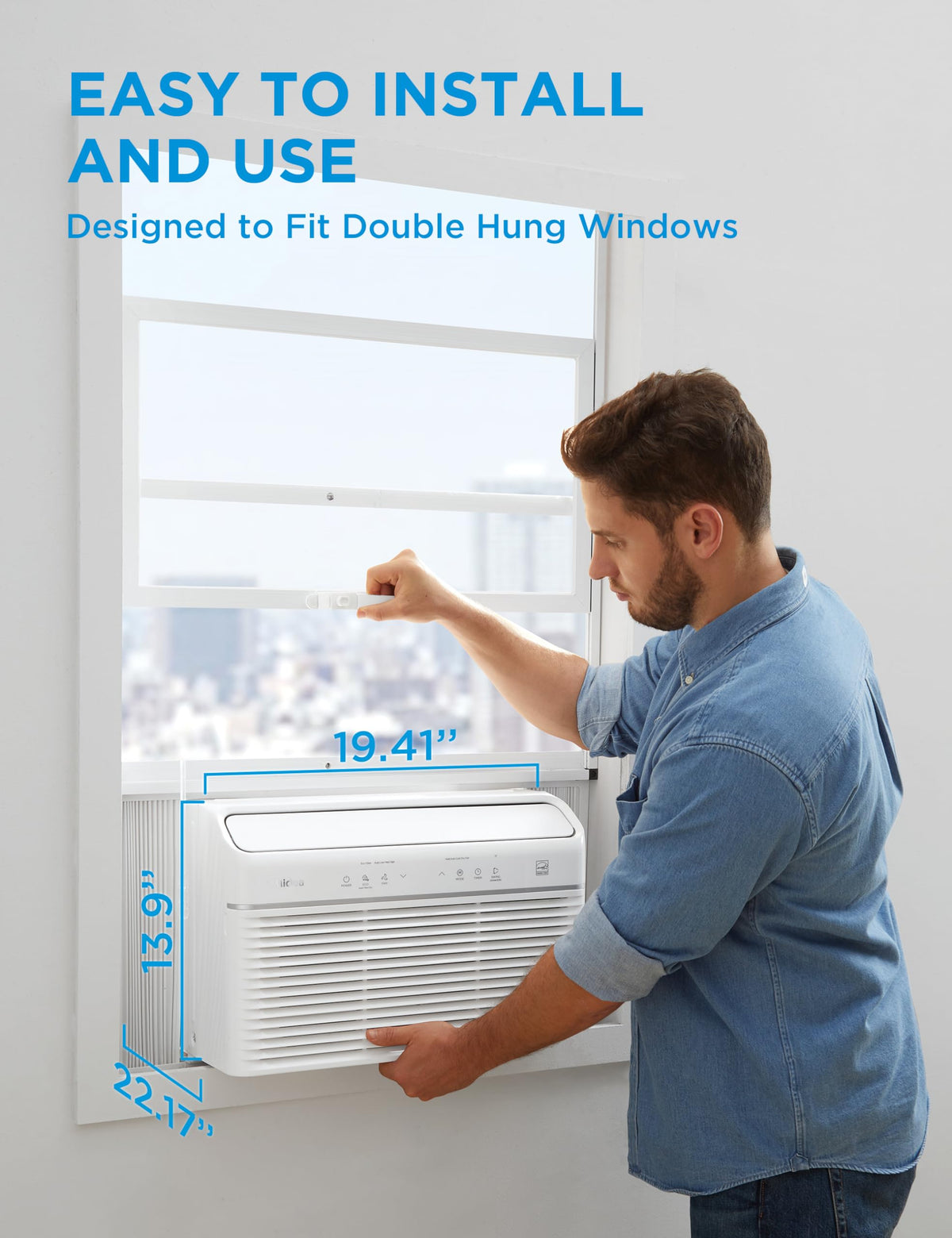 12,000 BTU Smart Inverter Air Conditioner with Heat and Dehumidifier X621711