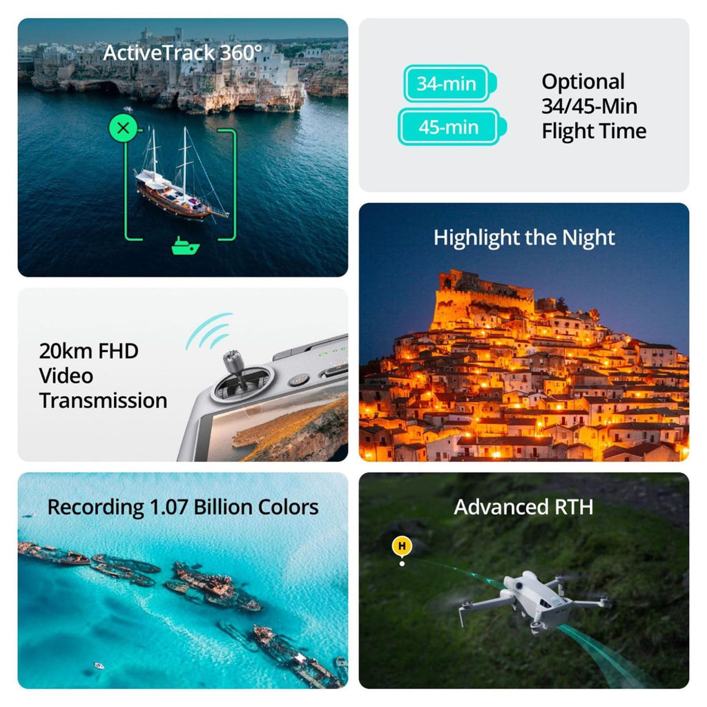 Mini 4 Pro Drone with Camera 4K 249 g 34 Mins Flight Time B585
