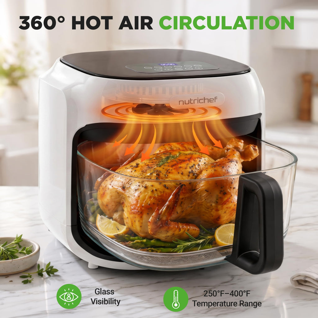 7.5 Quart Air Fryer with 6 Preset Cooking Modes A30495