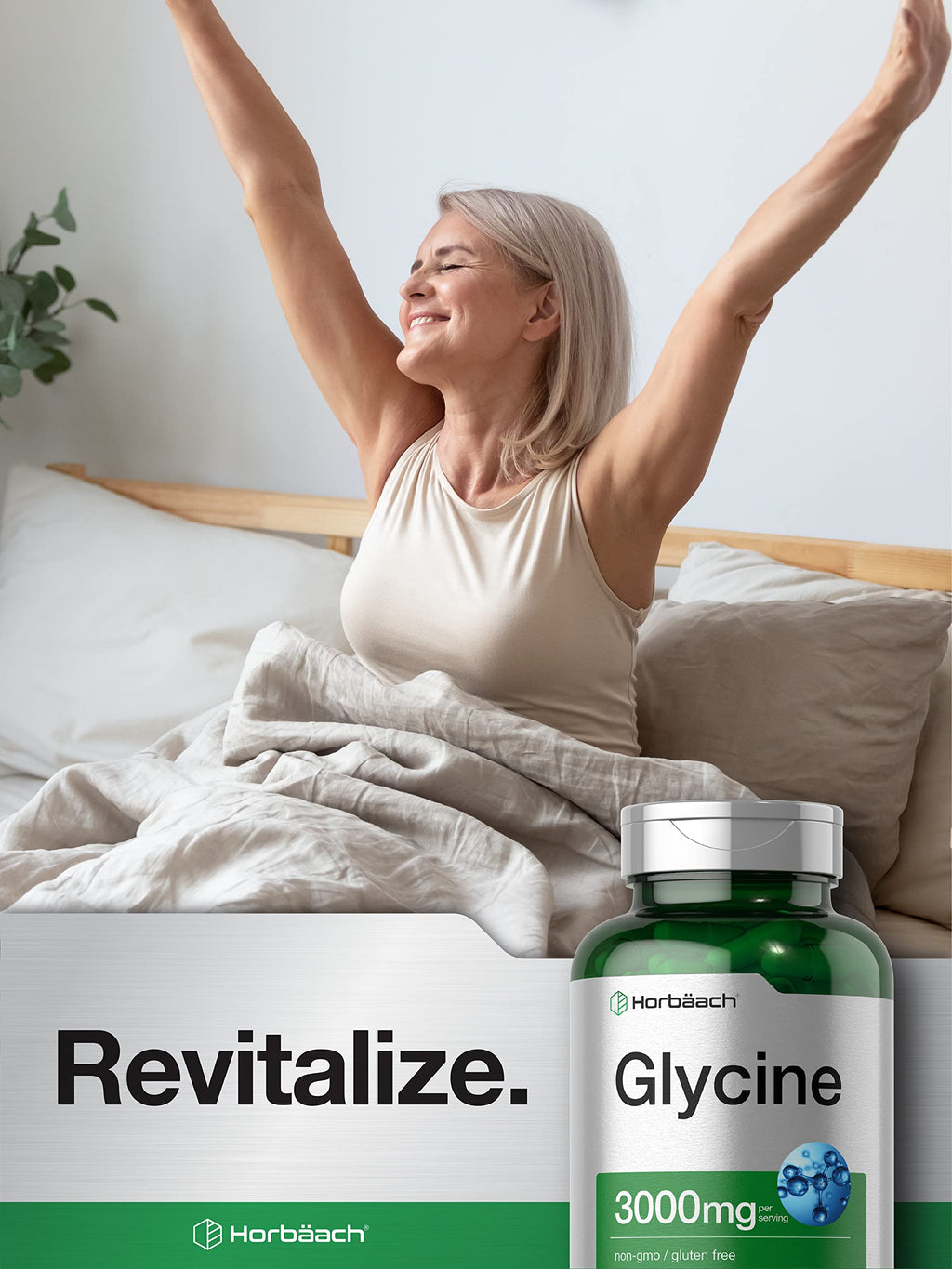 Glycine 3000mg 100 Powder Capsules D830563