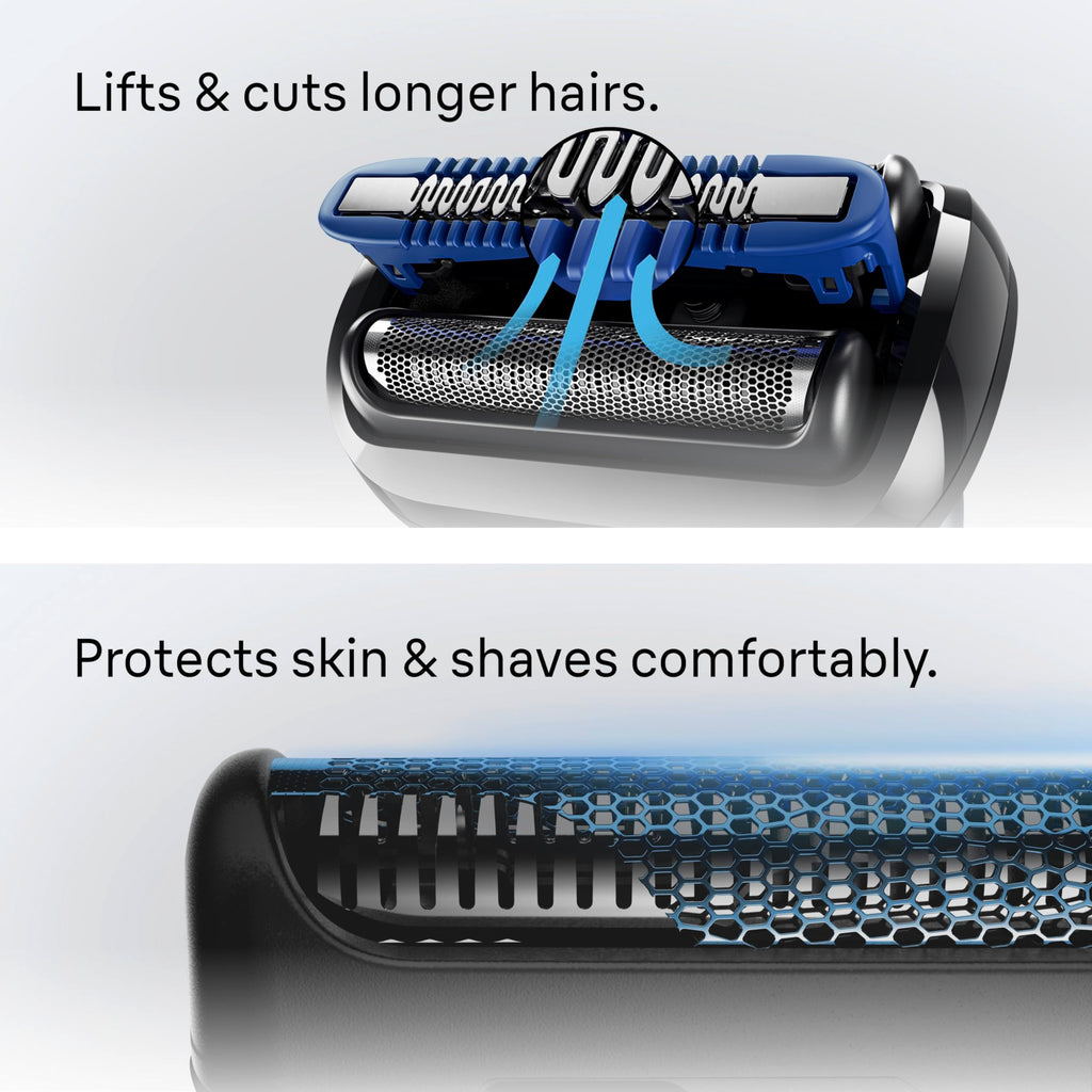 Black Wet & Dry Electric Shaver with Trimmer U254
