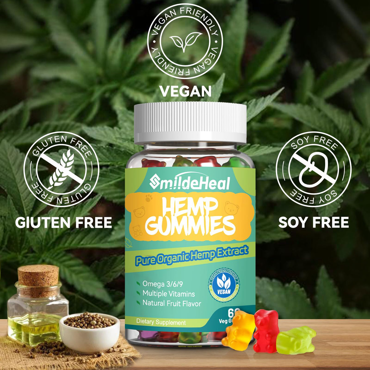 Hemp Gummies 1,500,000 MCG B4343