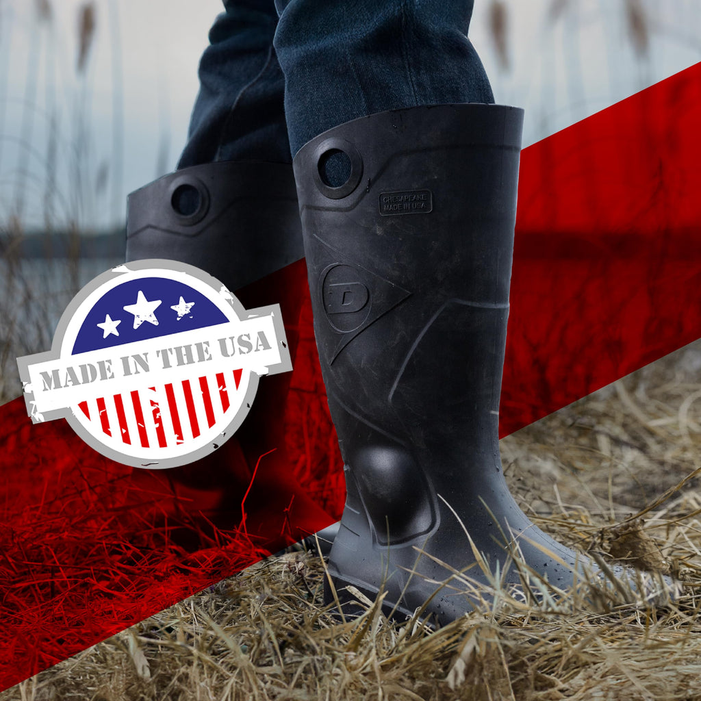 Black Rubber Boots V56575