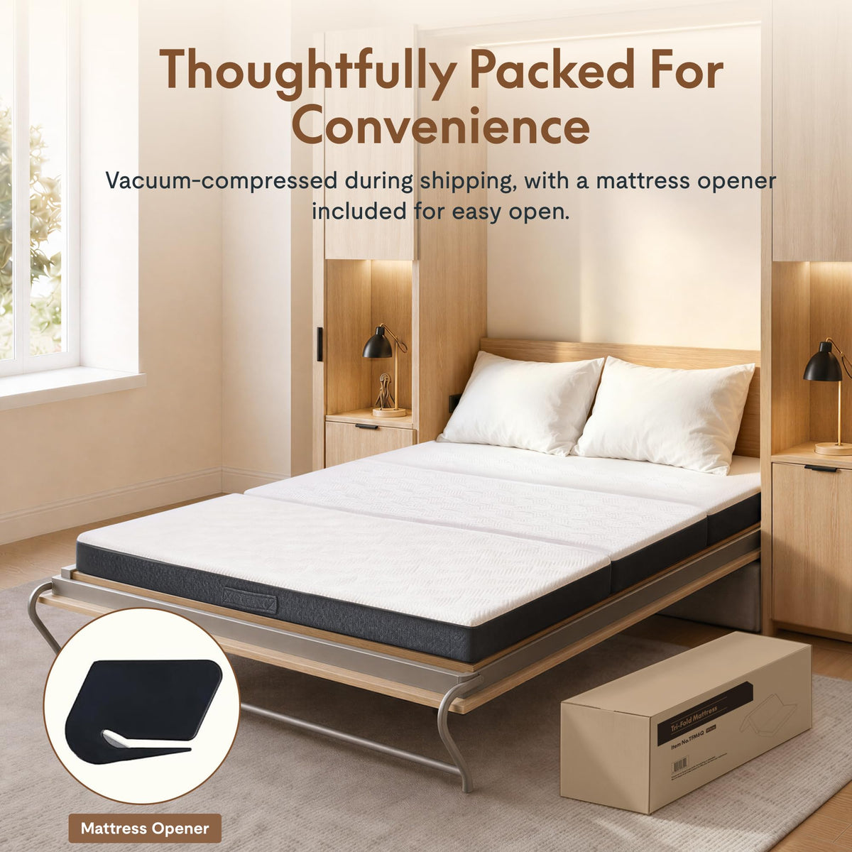 Queen 6" Tri-Fold Mattress J82148