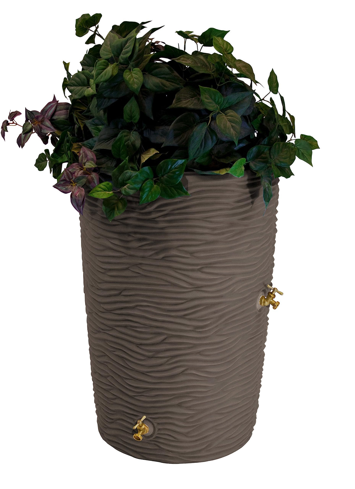 Faux Palm Rain Water Collection Barrel 50-Gallon G3870
