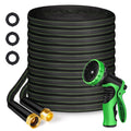 100ft Flexible Non-Expandable Kink-Free Black Fabric Garden Hose A653