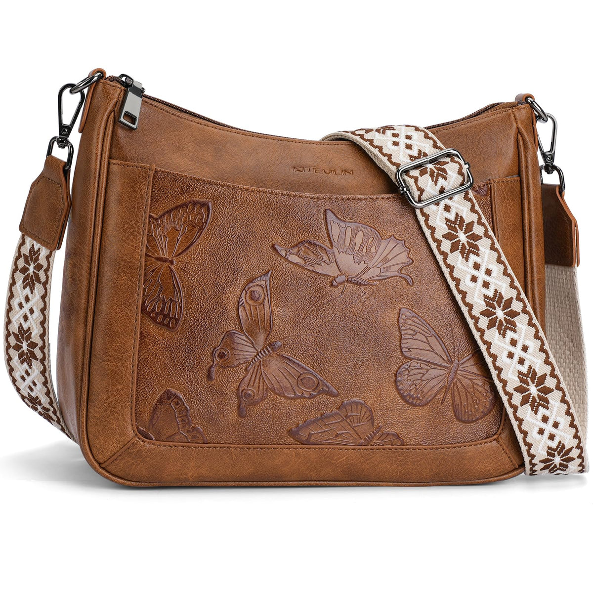 Vegan Leather Crossbody Bag G800