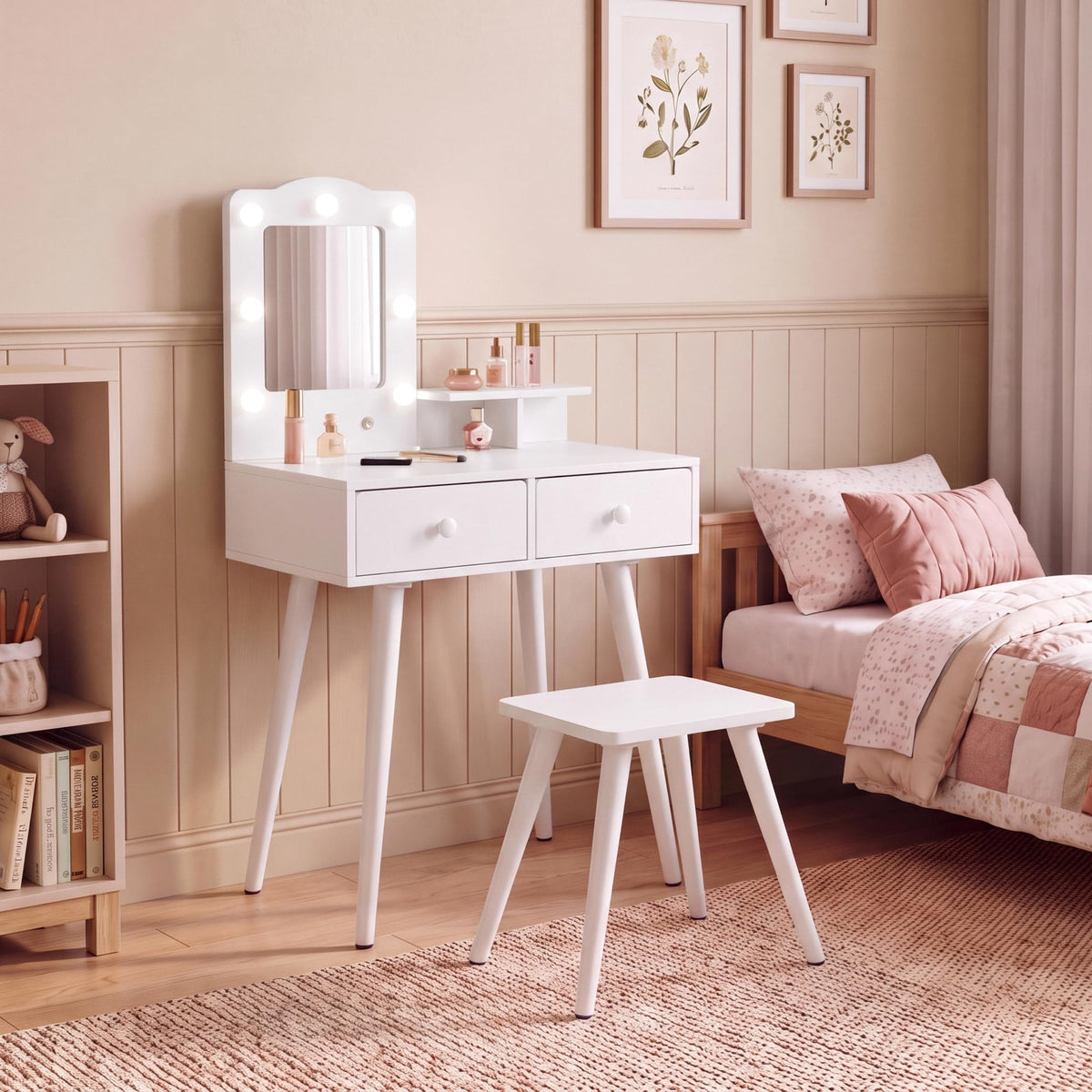 Kids Vanity and Chair Set B9803