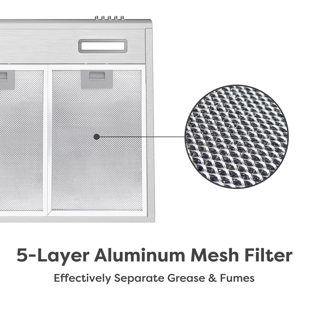 30 Inch Under Cabinet Stainless Steel Range Hood F1627