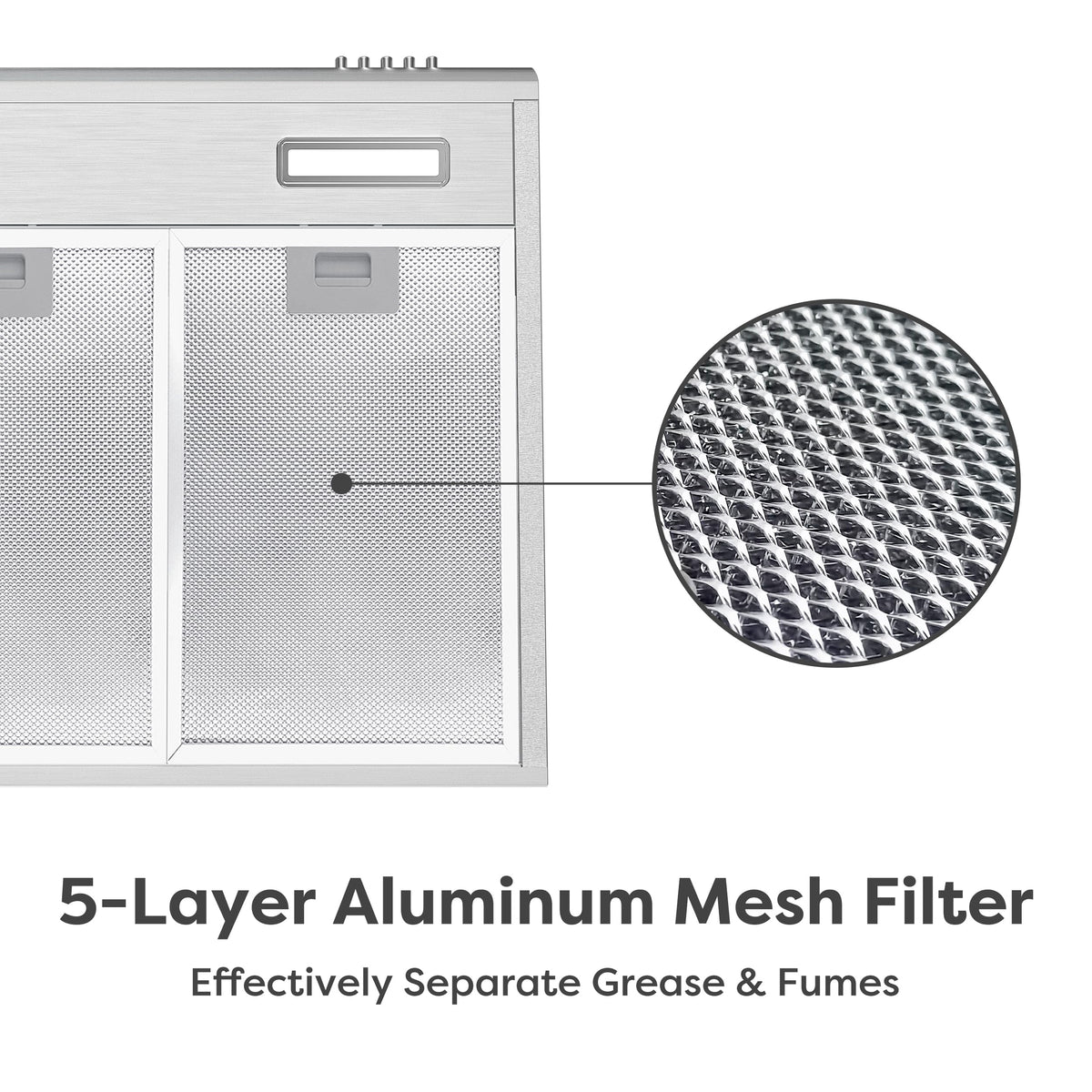 30 Inch Under Cabinet Stainless Steel Range Hood F1627