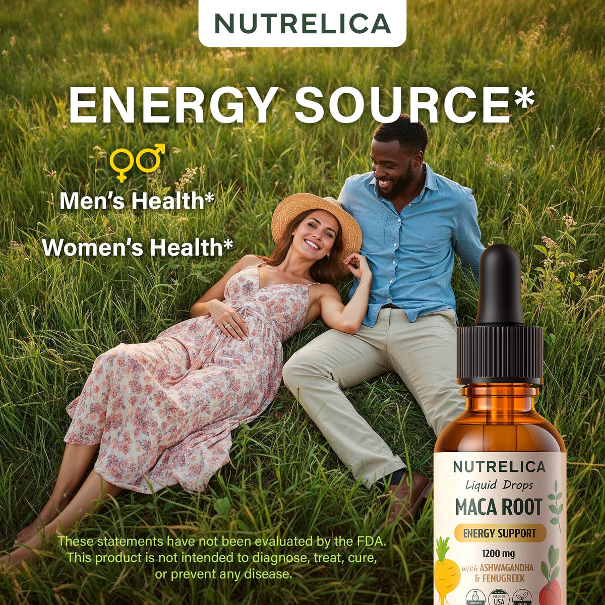 Maca Root with Ashwagandha & Fenugreek 1200mg Vegan A3377