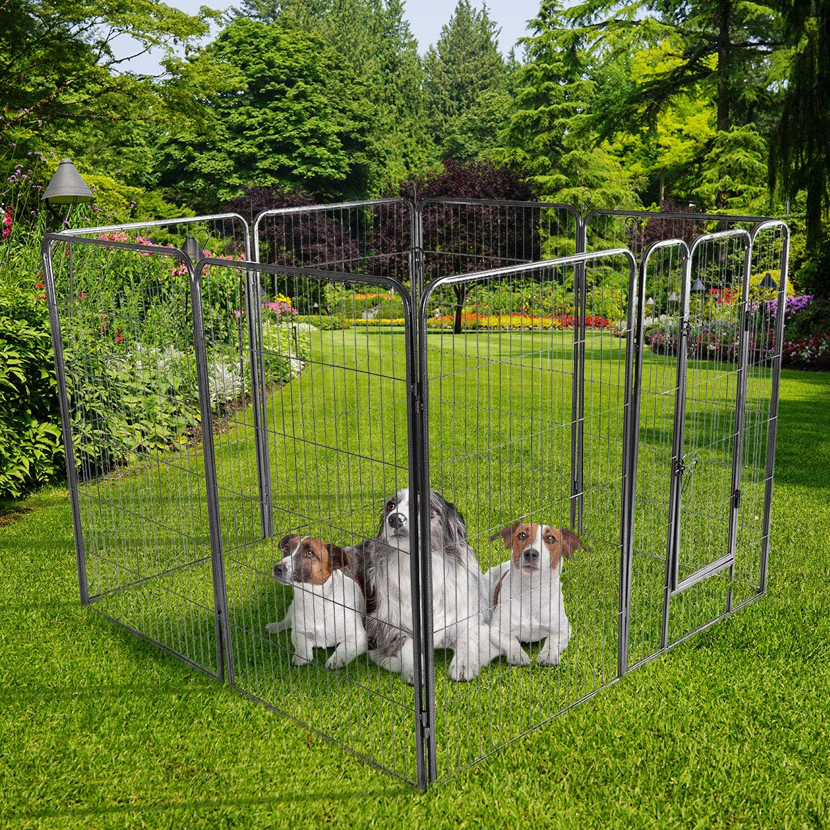 48 inch 8 Panel Metal Dog Playpen A96145
