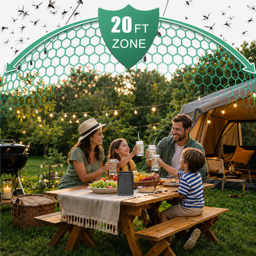 2-in-1 Rechargeable Mosquito Repellent Outdoor J9455
